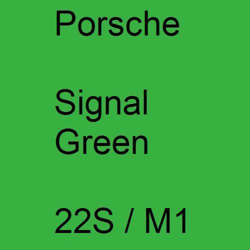 Porsche, Signal Green, 22S / M1.